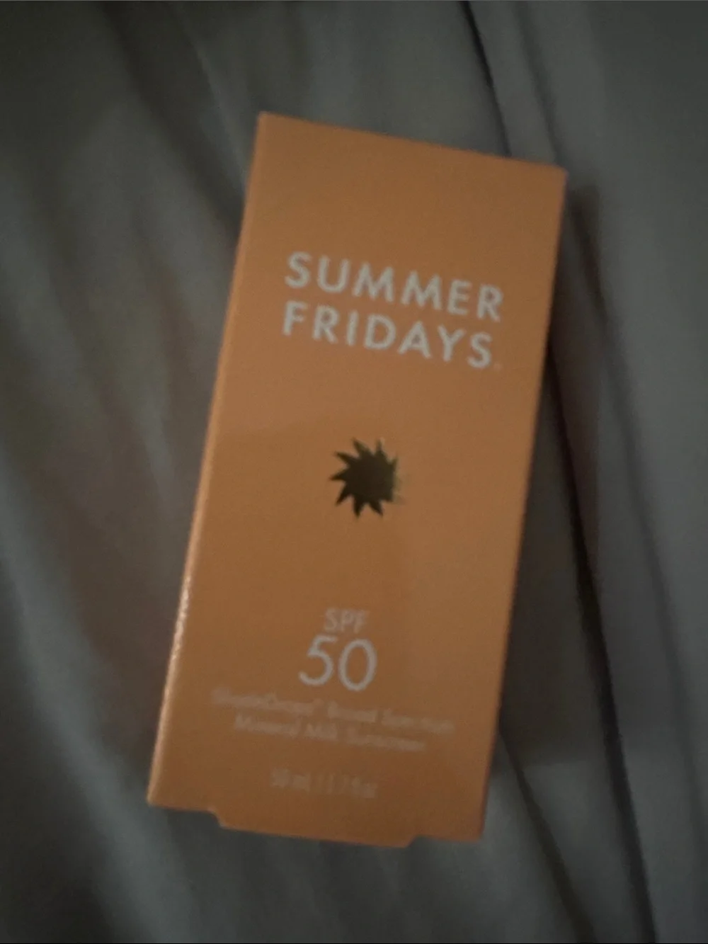 Summer Fridays SPF 50 Mineral Sunscreen - Orange Packaging